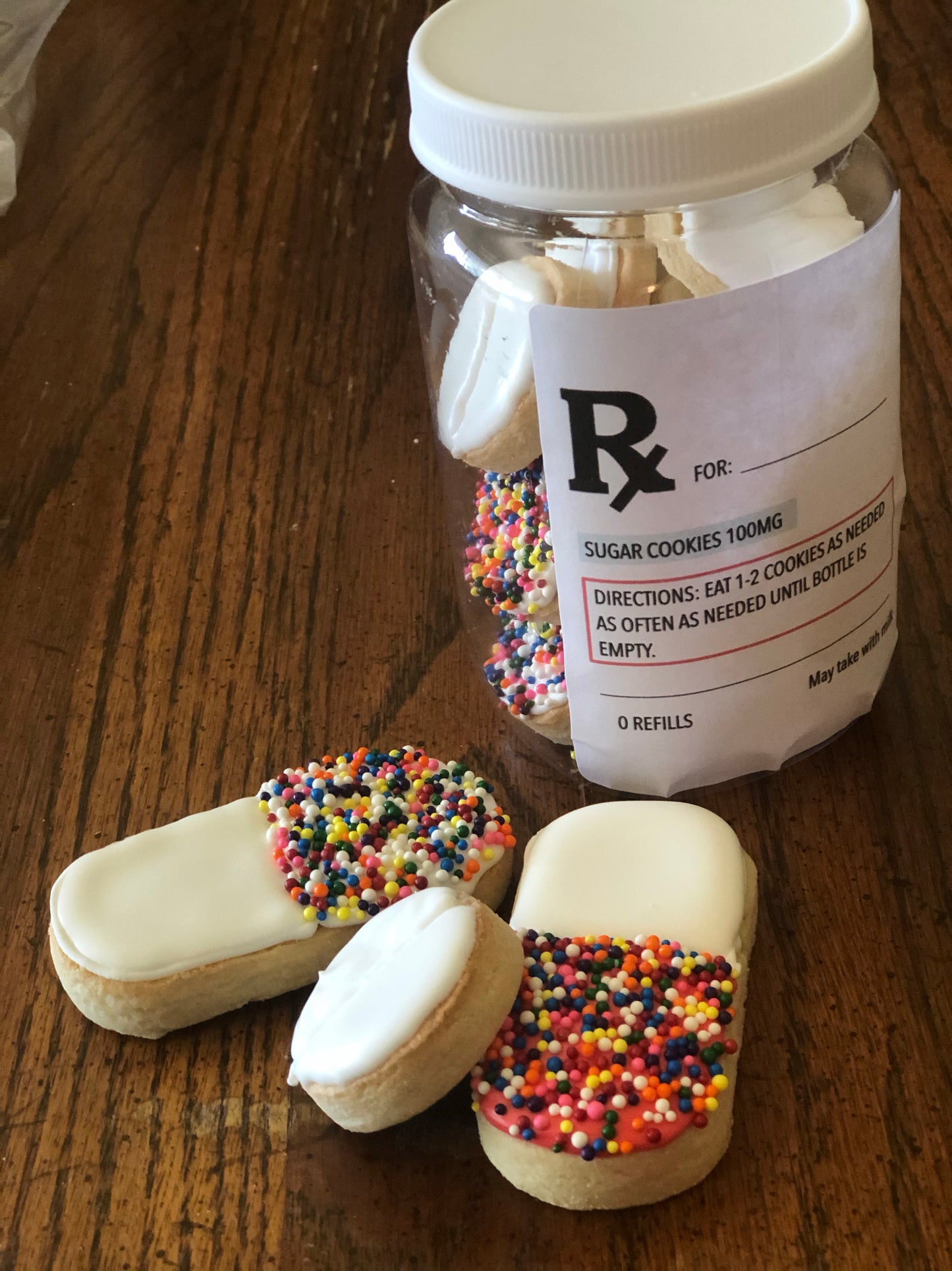 Cookie Prescription Jar