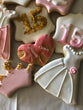 Quinceañera Cookies 1 dozen