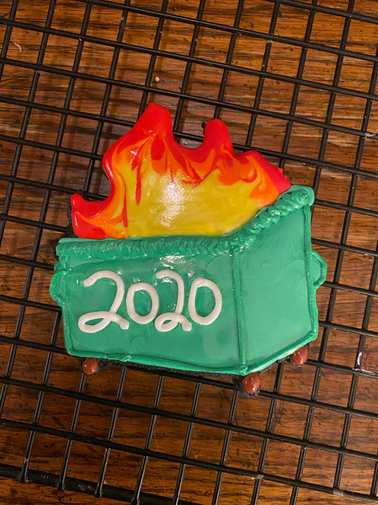 Dumpster Fire Cookie