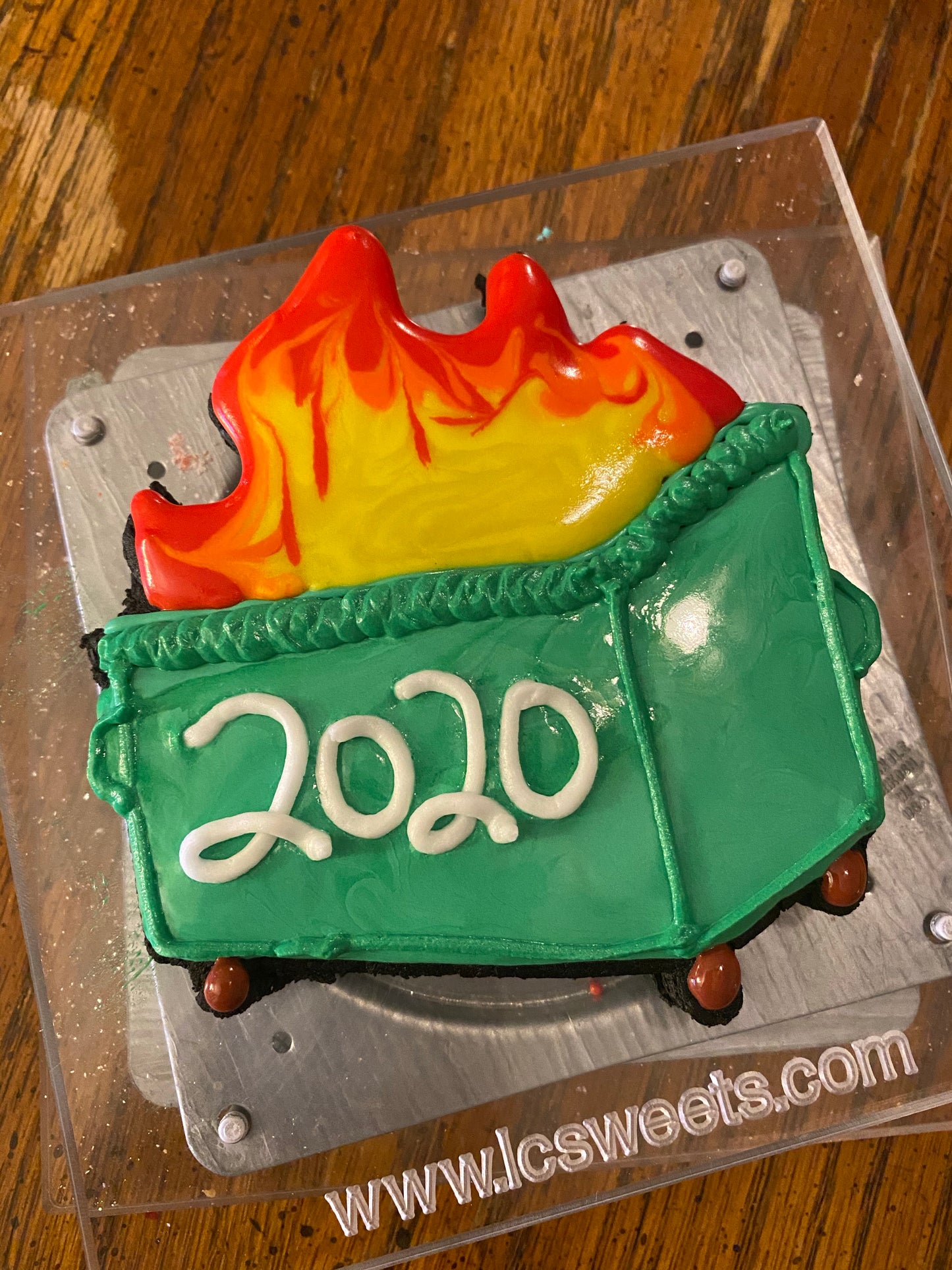 Dumpster Fire Cookie