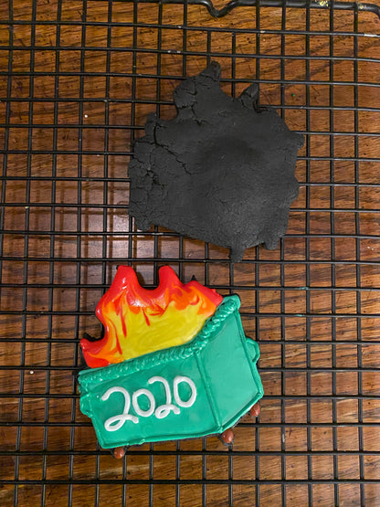 Dumpster Fire Cookie